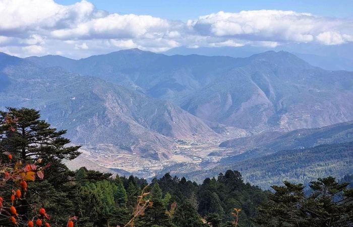 View over Paro Valley, Bhutan